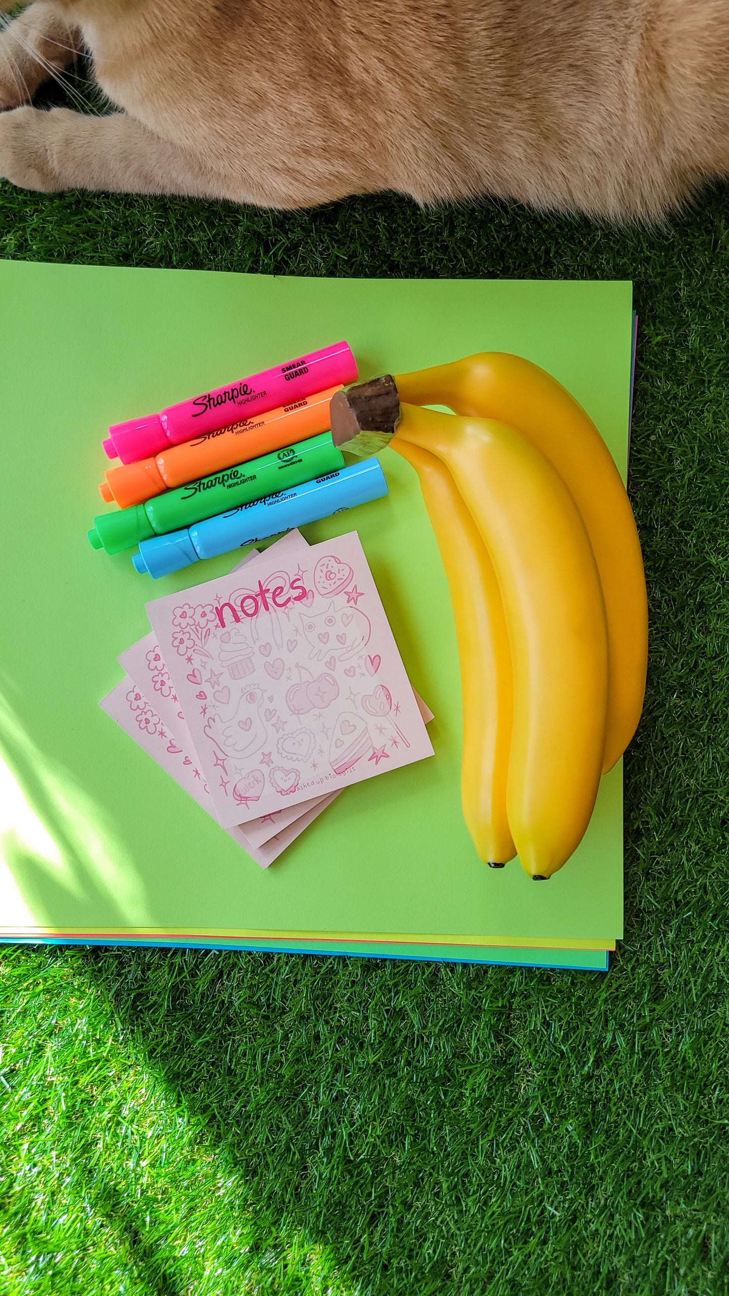 February themed notepad