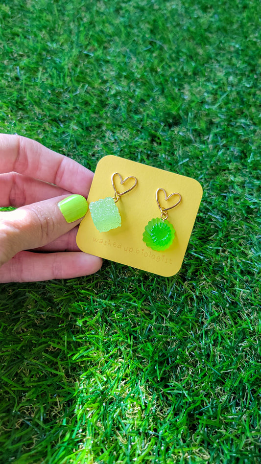 🍏 mismatched green treats 🍋🟩