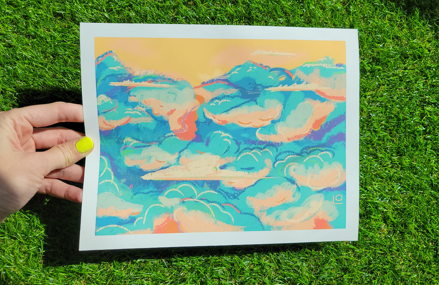 cotton candy clouds