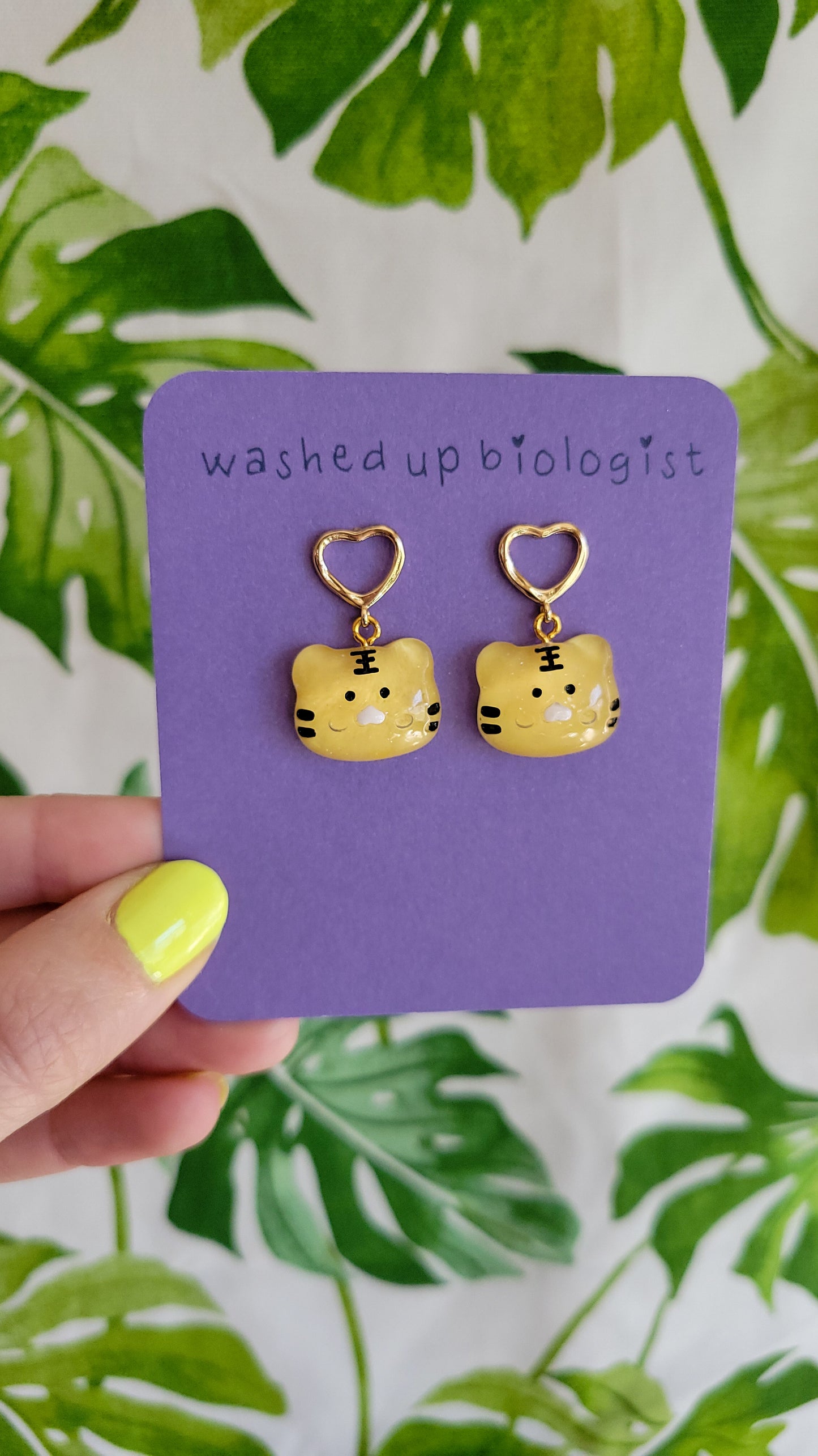 kawaii yellow tigers