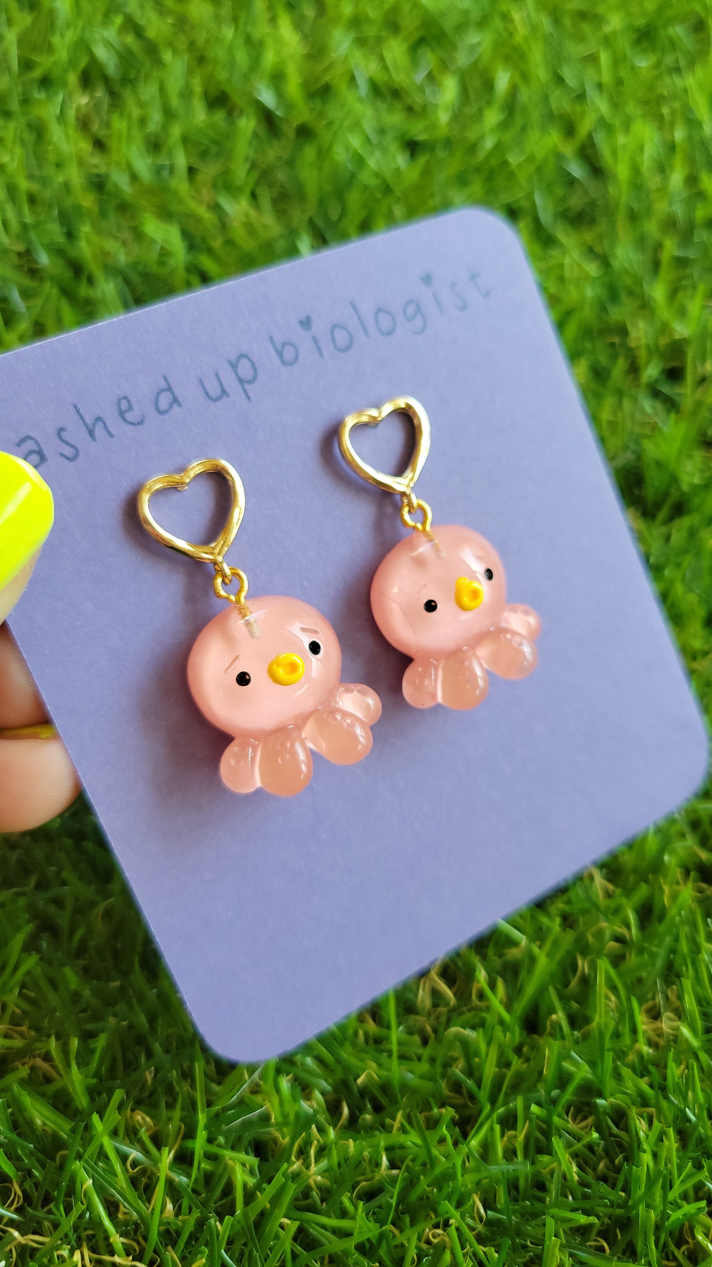 kawaii pink octopus