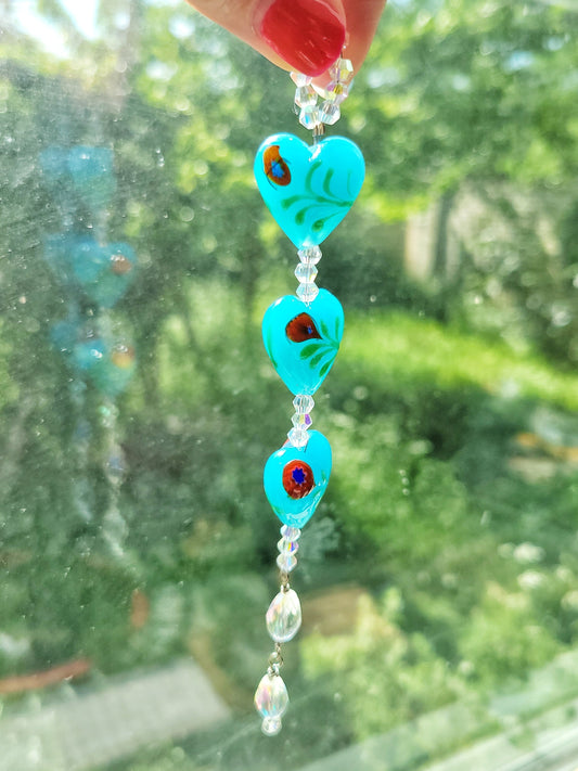 ☀️ blue hearts suncatcher ☀️