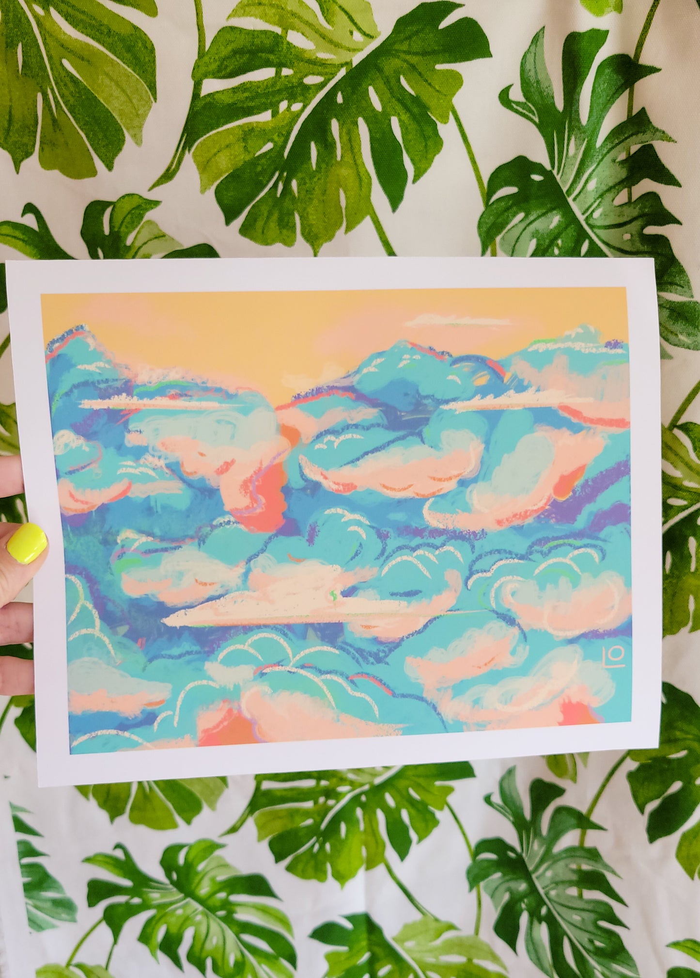 cotton candy clouds
