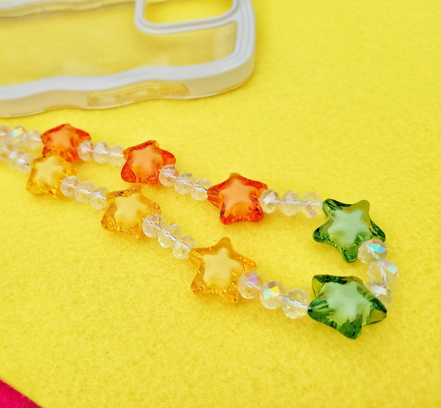 chunky stars phone charm strap