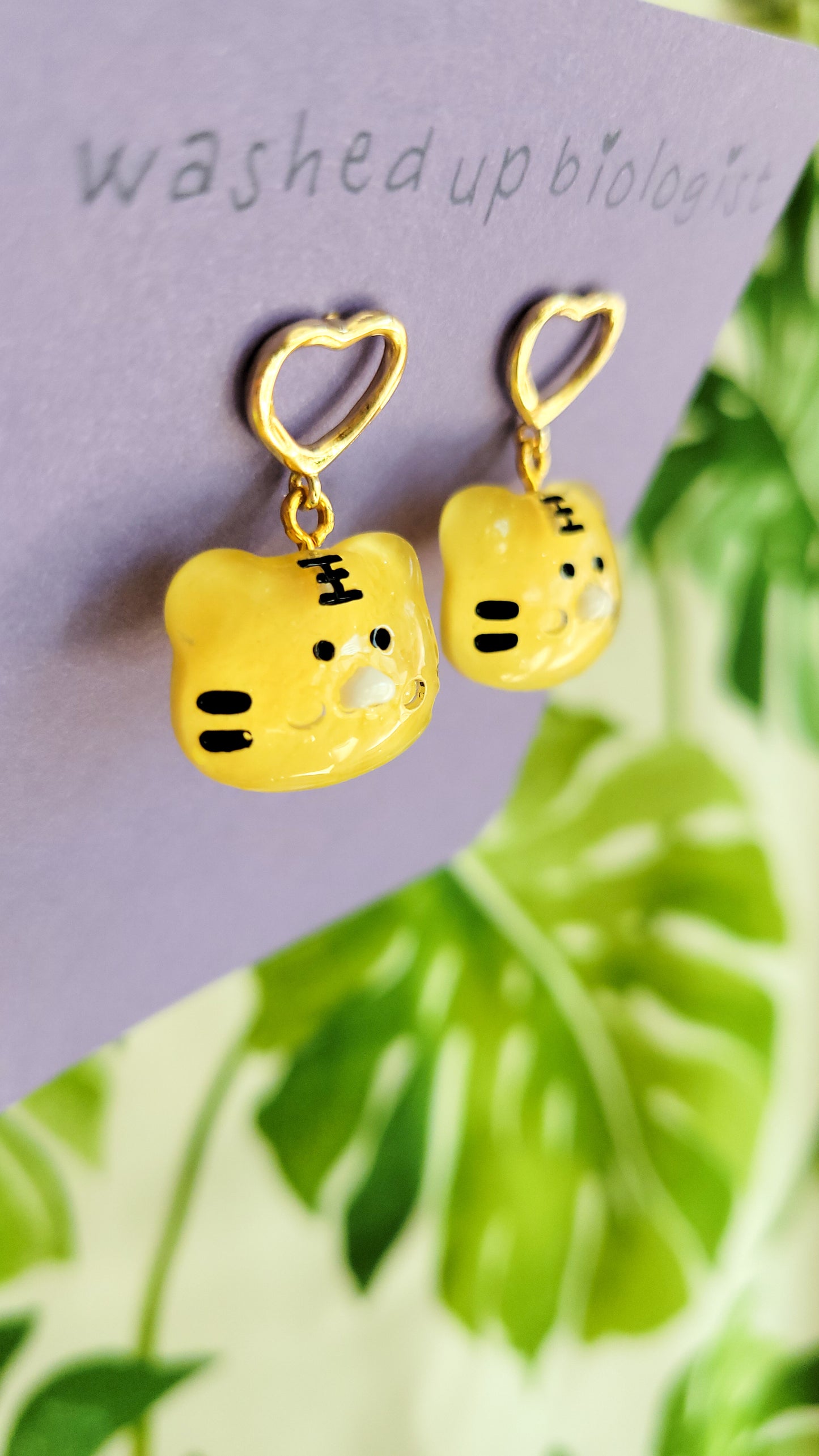 kawaii yellow tigers