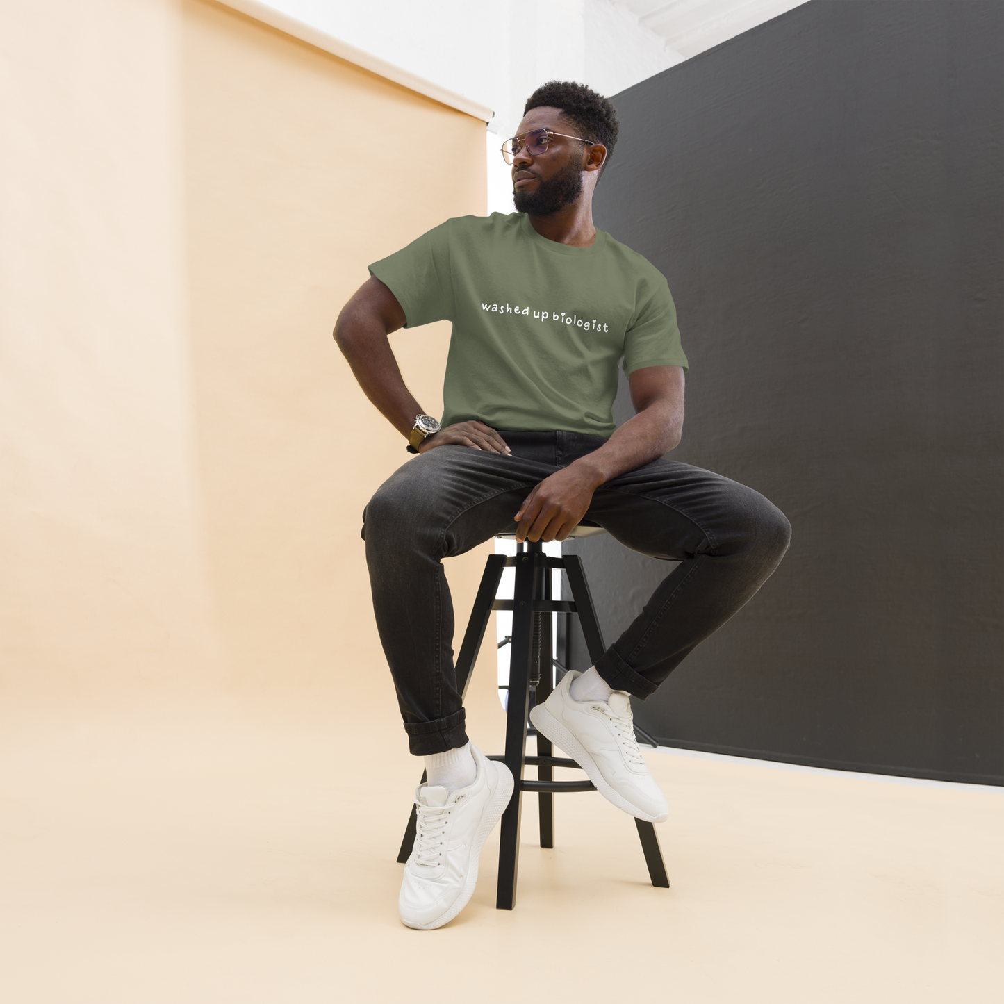 washed up biologist tee