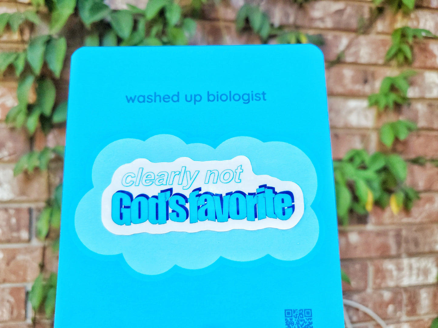 clearly not God's favorite sticker
