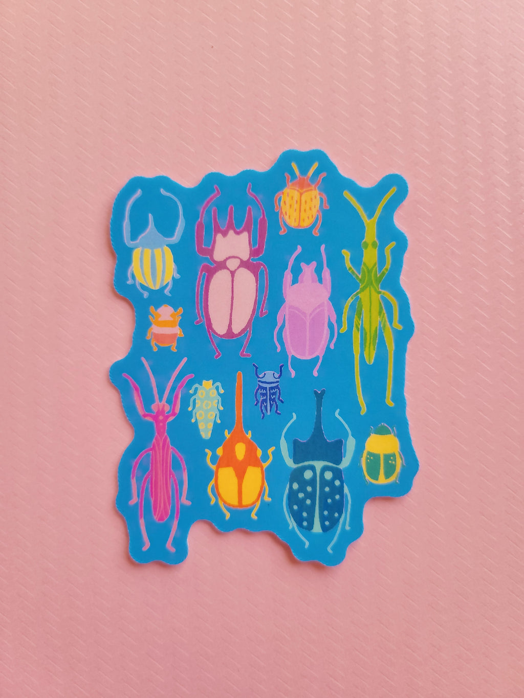 bugs matte sticker