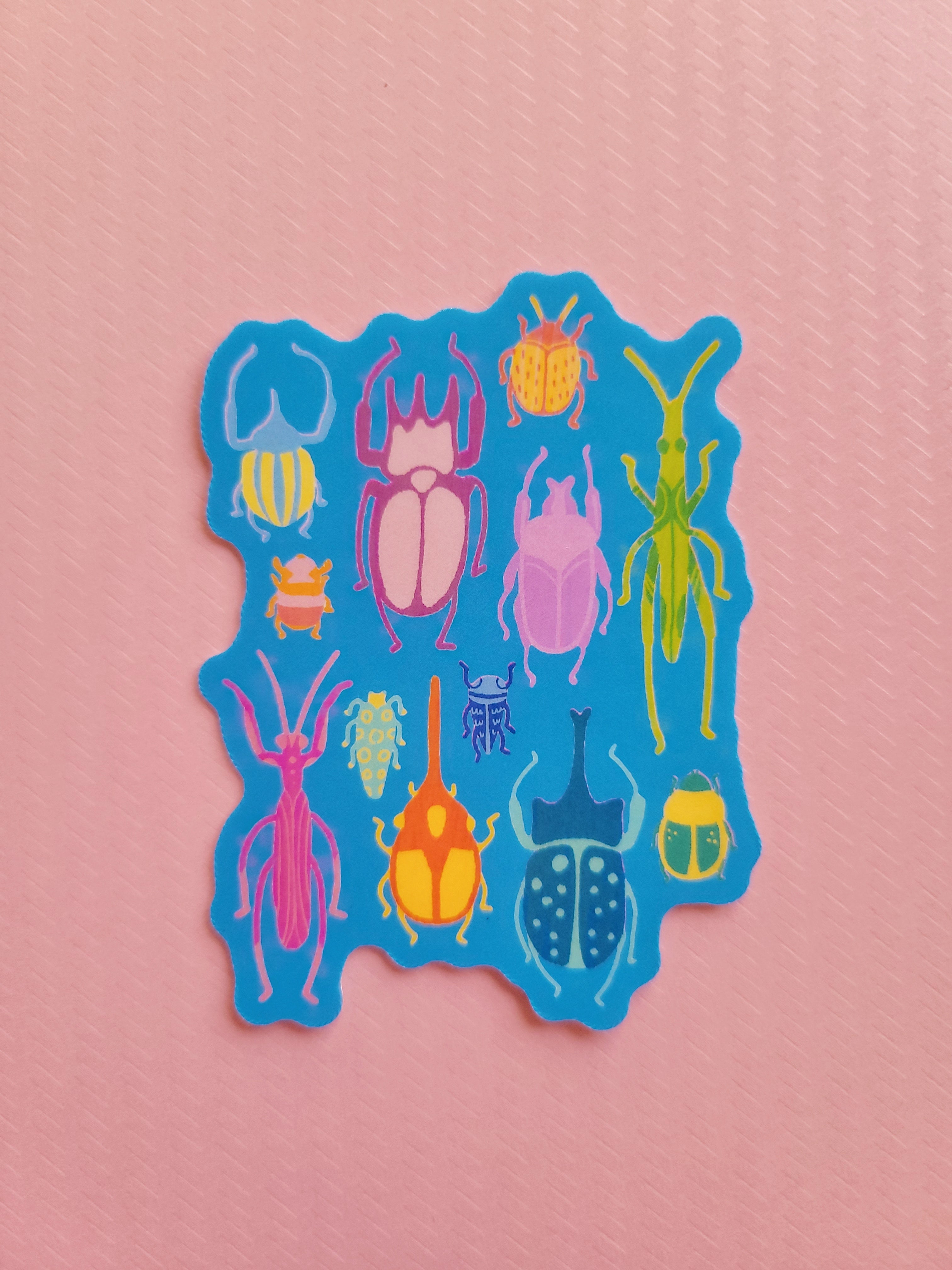 bugs matte sticker