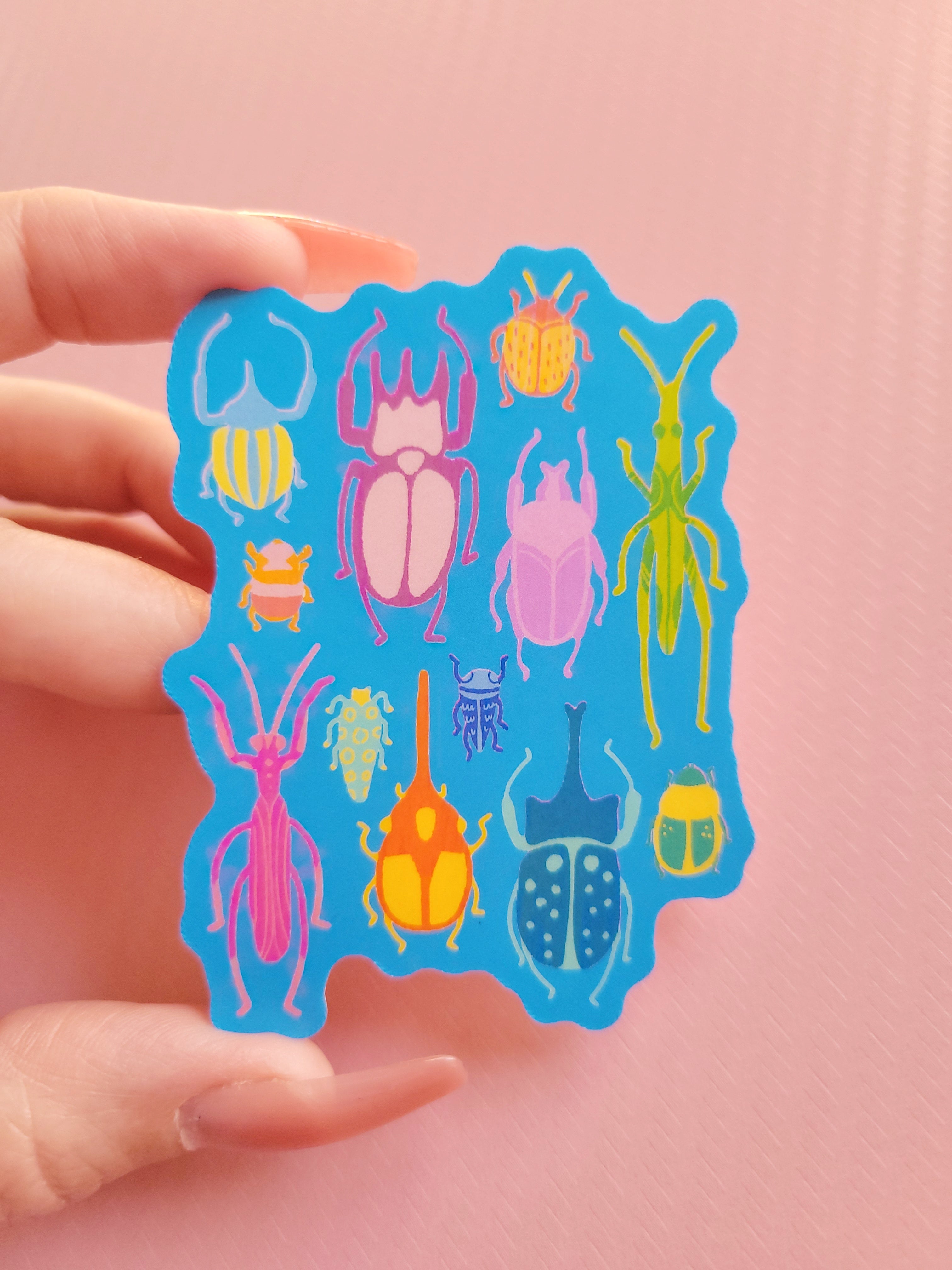 bugs matte sticker