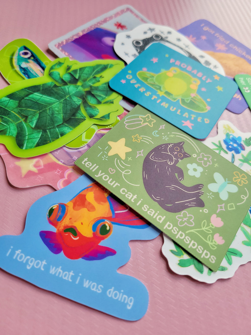 build your own sticker pack (4 in a bundle)