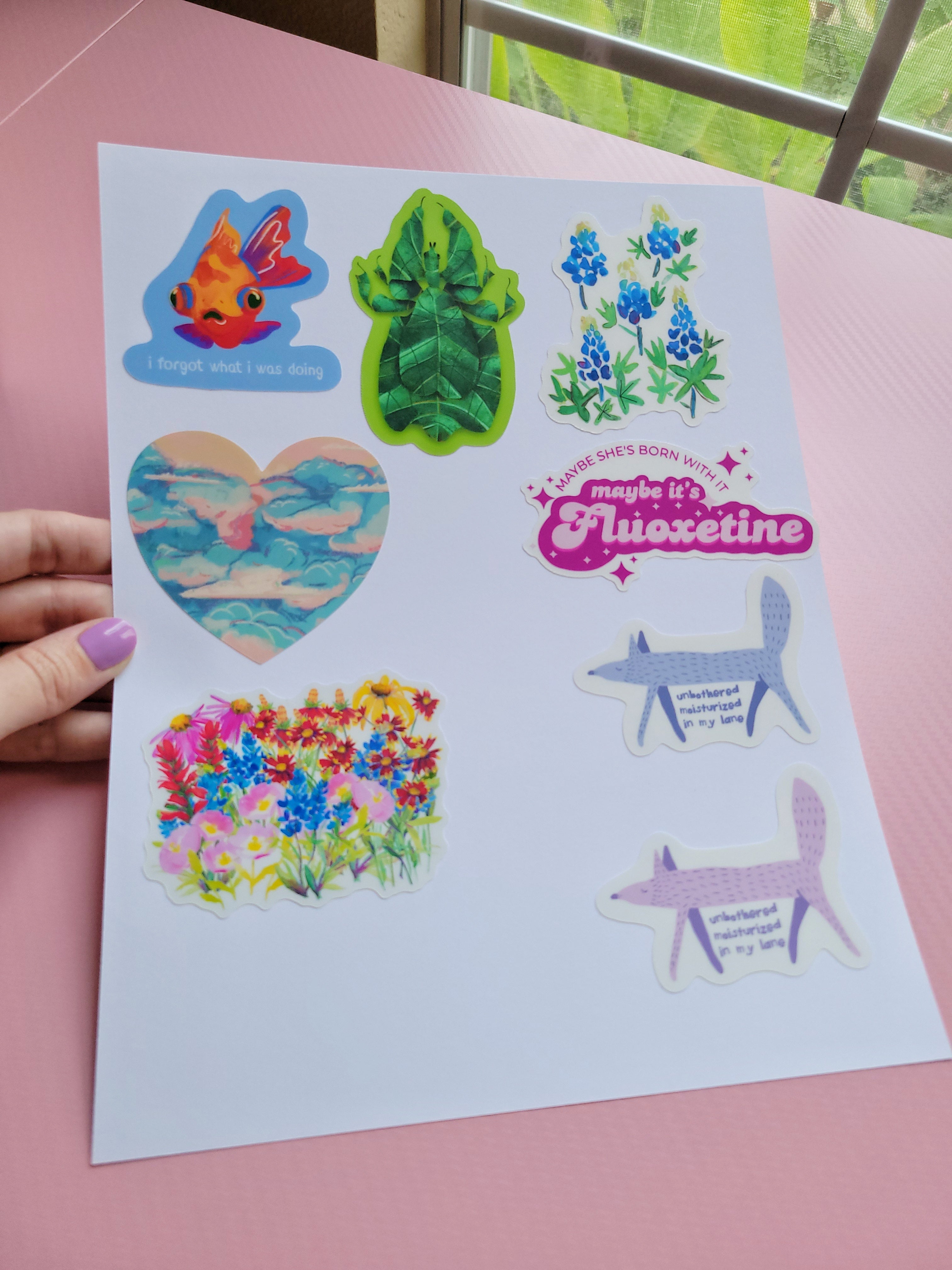 build your own sticker pack (4 in a bundle)