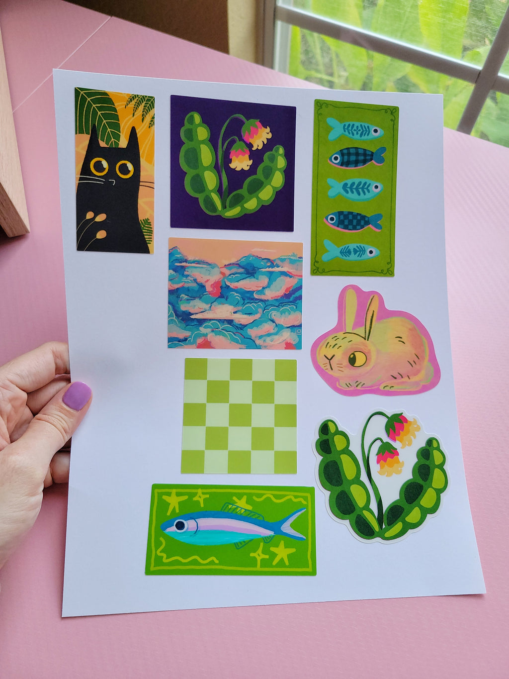 build your own sticker pack (4 in a bundle)