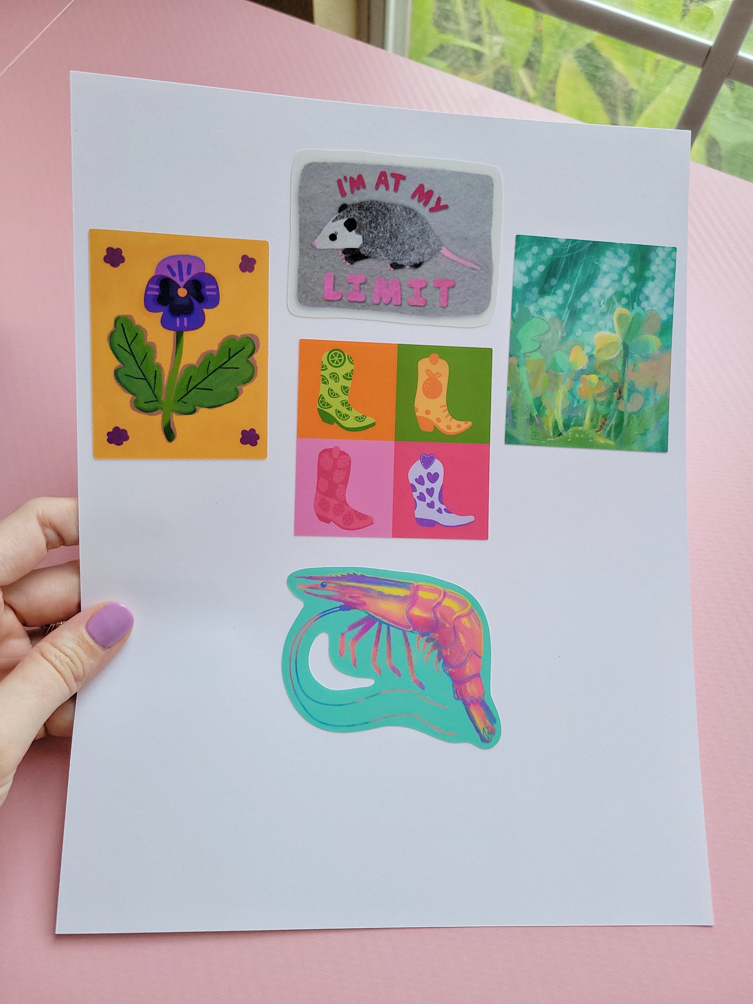 build your own sticker pack (4 in a bundle)