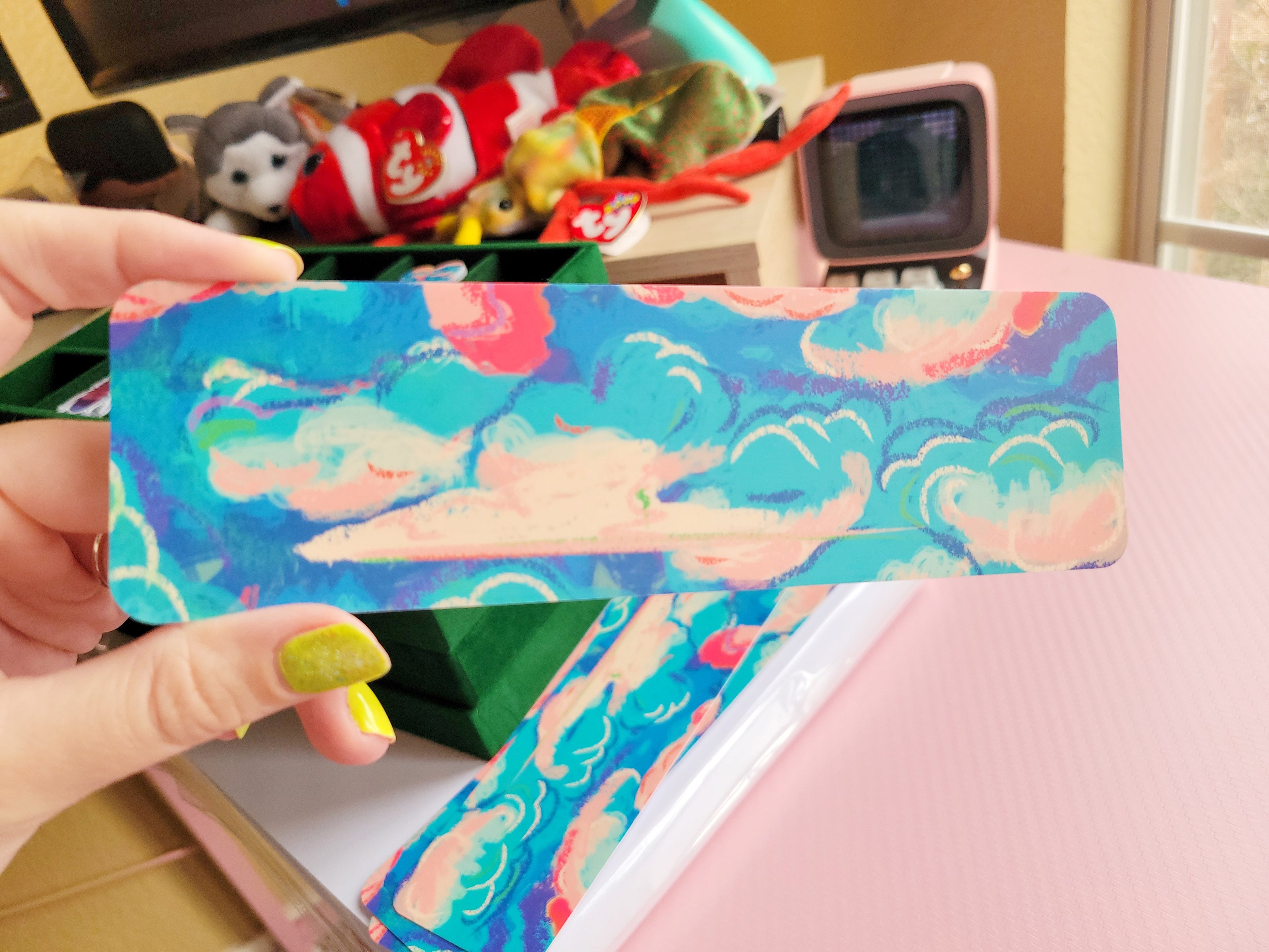 ☁️ cotton candy clouds bookmark ☁️