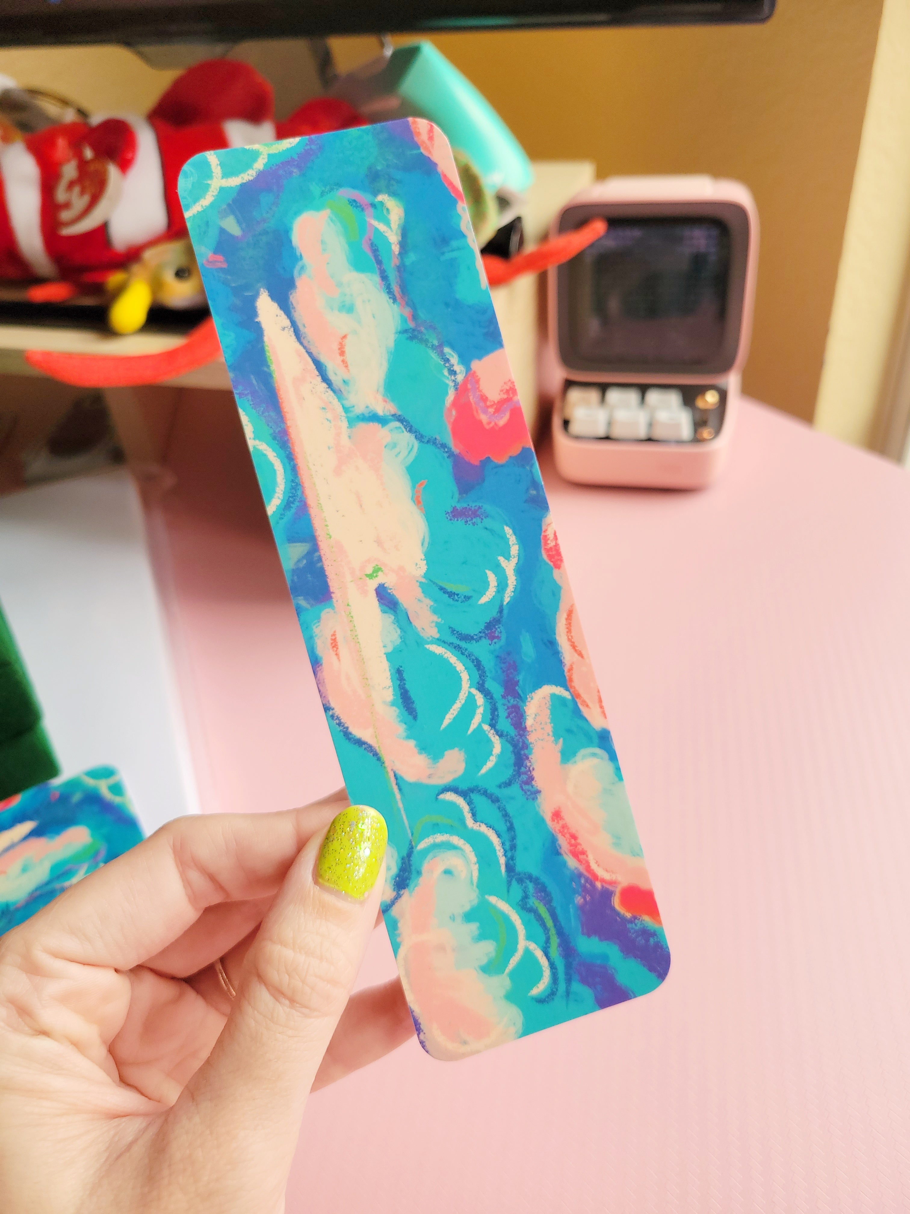 ☁️ cotton candy clouds bookmark ☁️