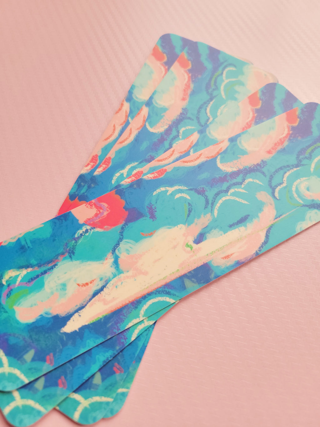 ☁️ cotton candy clouds bookmark ☁️