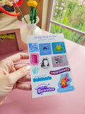 i'm just trying my best sticker sheet (4x6): mental health stickers