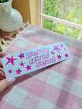petty girls read holographic bookmark