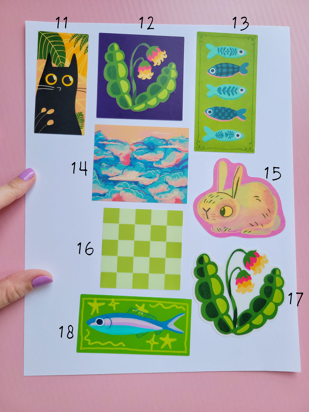 build your own sticker pack (4 in a bundle)