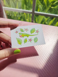 tiny anole lizard mini archival art print