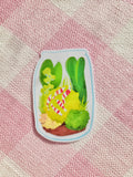 jar of shrimpies vinyl weatherproof sticker