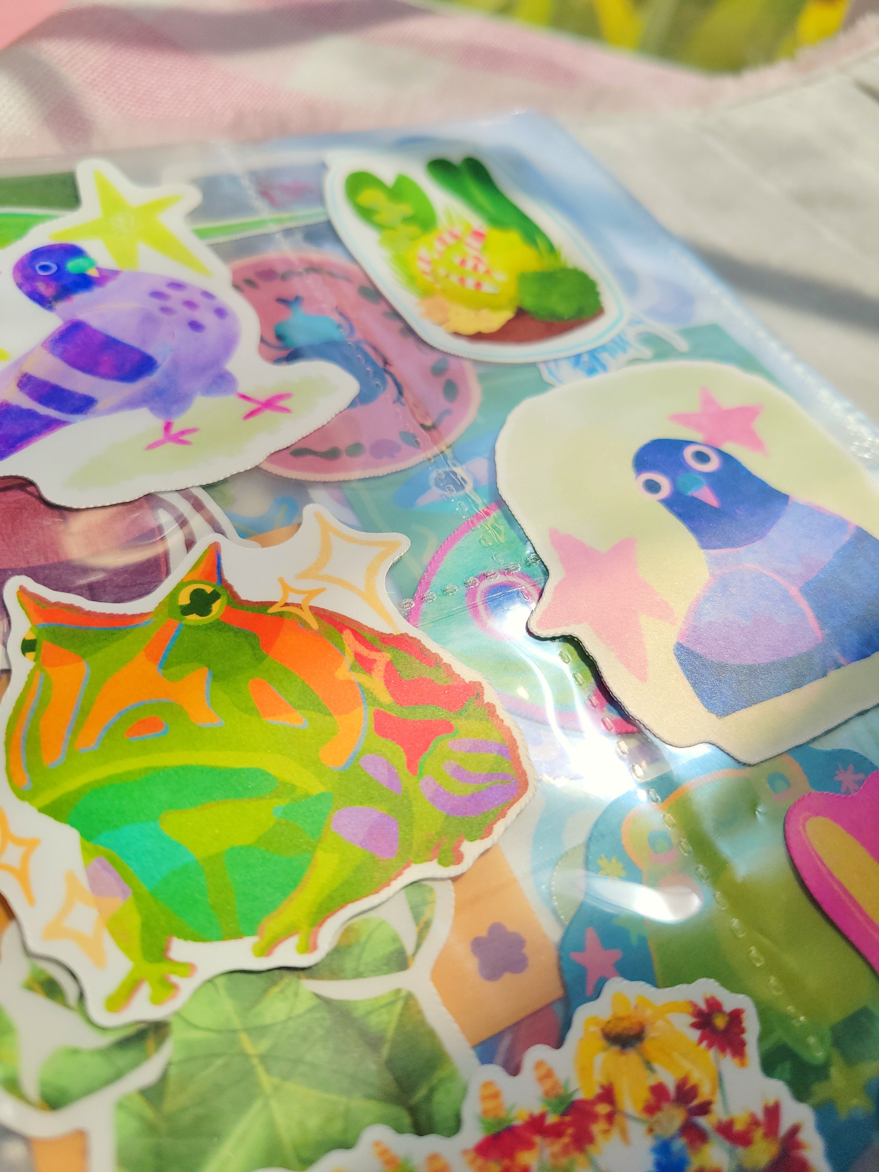 build your own pack of weatherproof vinyl stickers