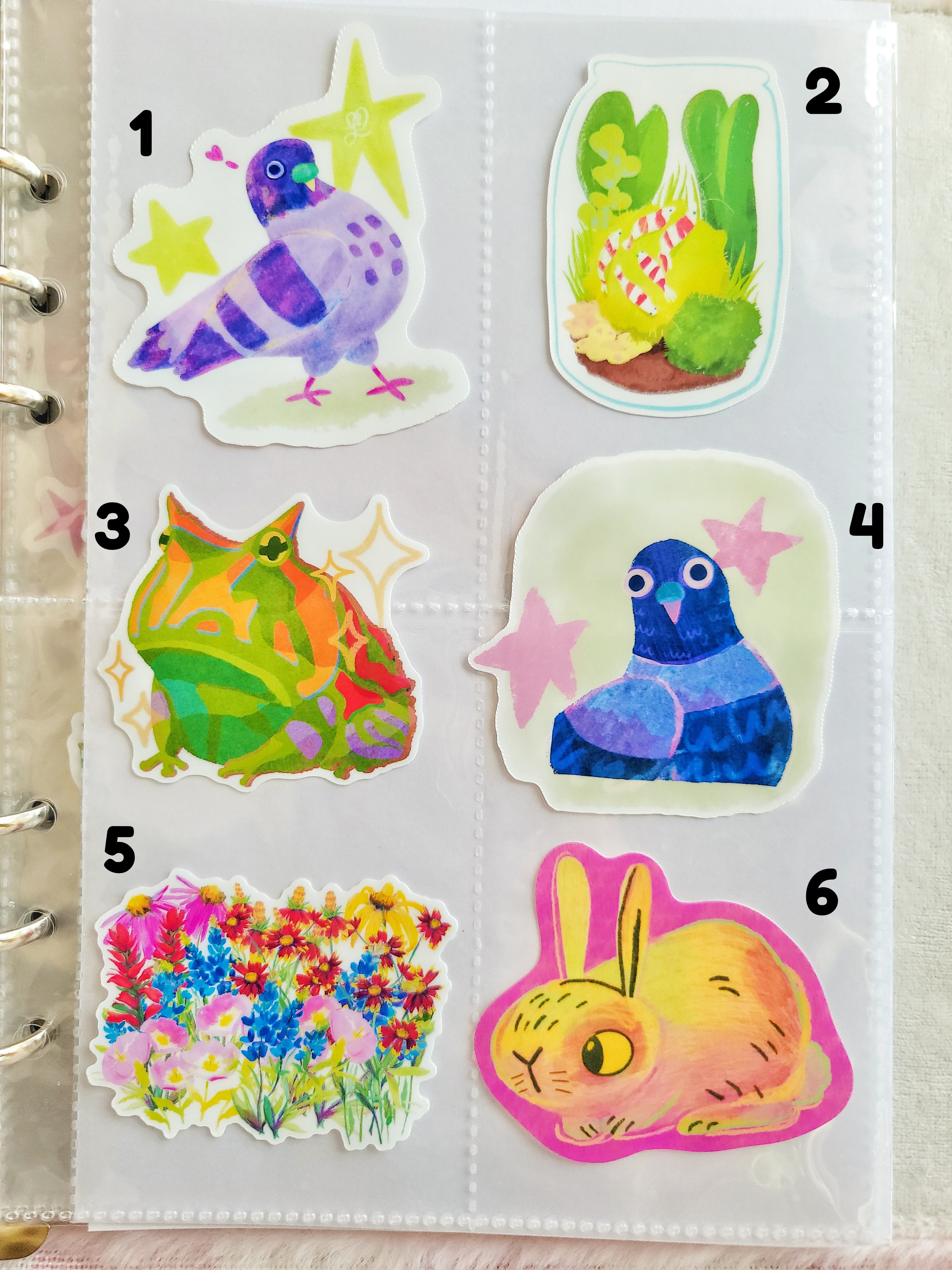 build your own pack of weatherproof vinyl stickers