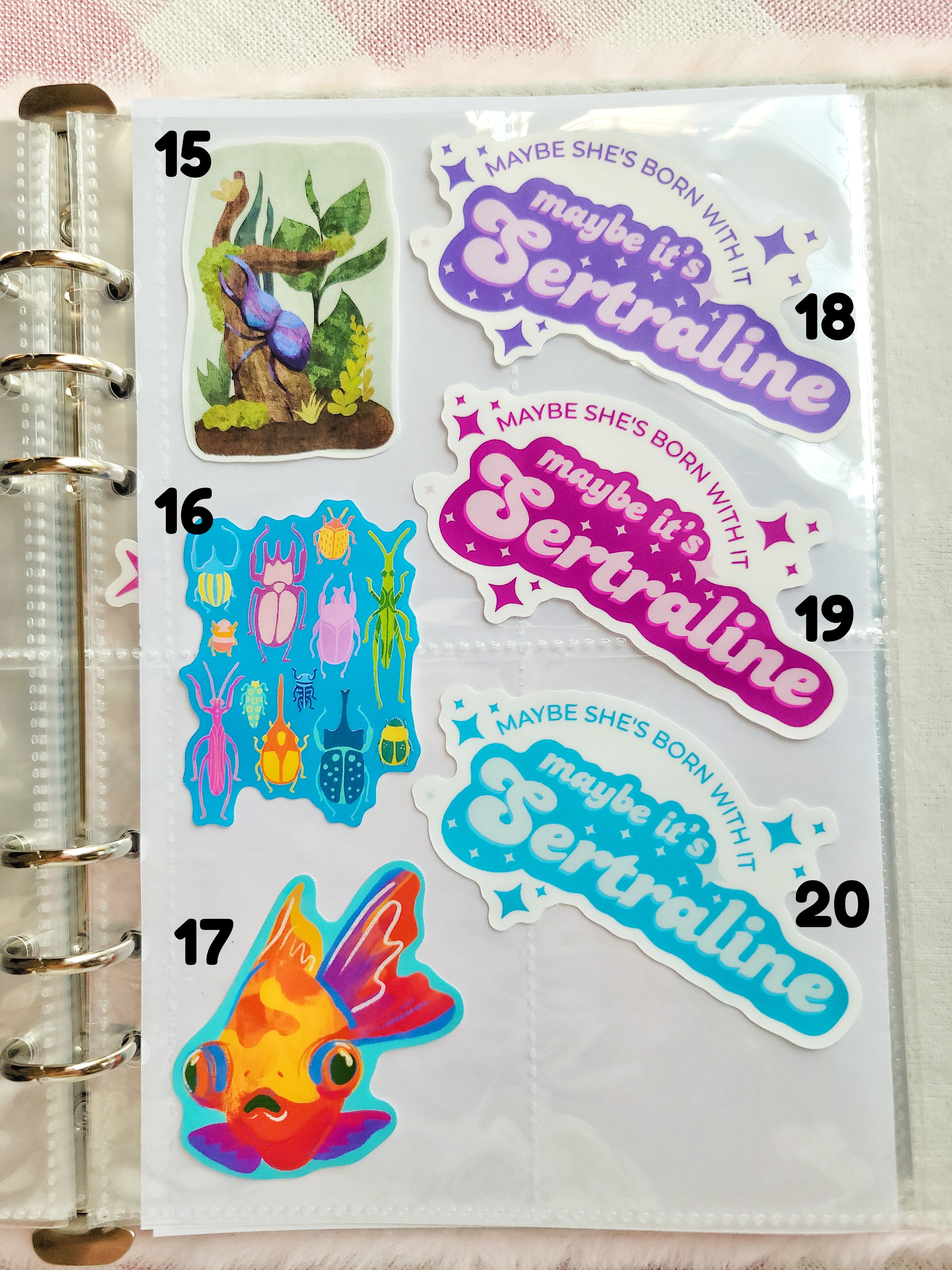 build your own pack of weatherproof vinyl stickers
