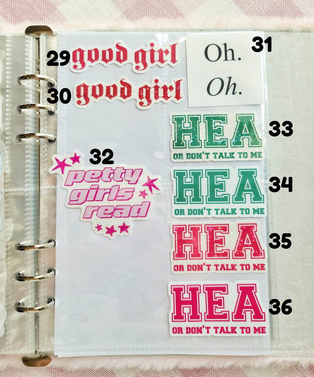 build your own pack of weatherproof vinyl stickers