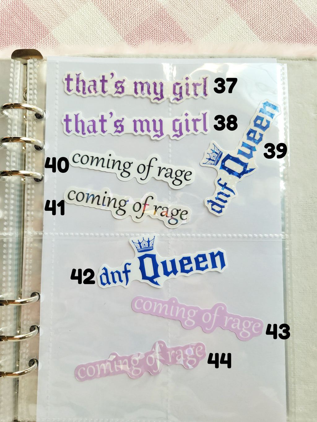 build your own pack of weatherproof vinyl stickers