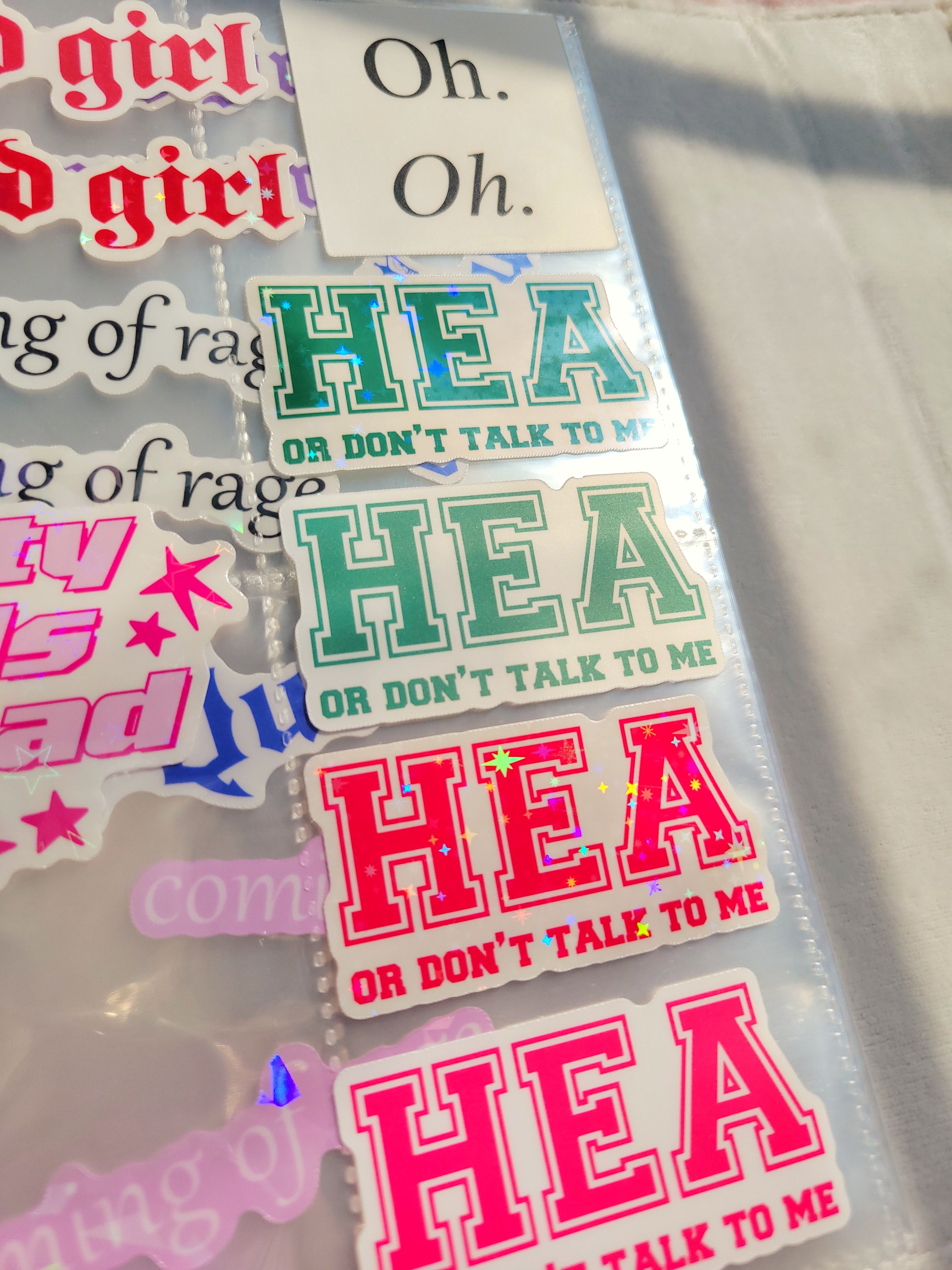build your own pack of weatherproof vinyl stickers