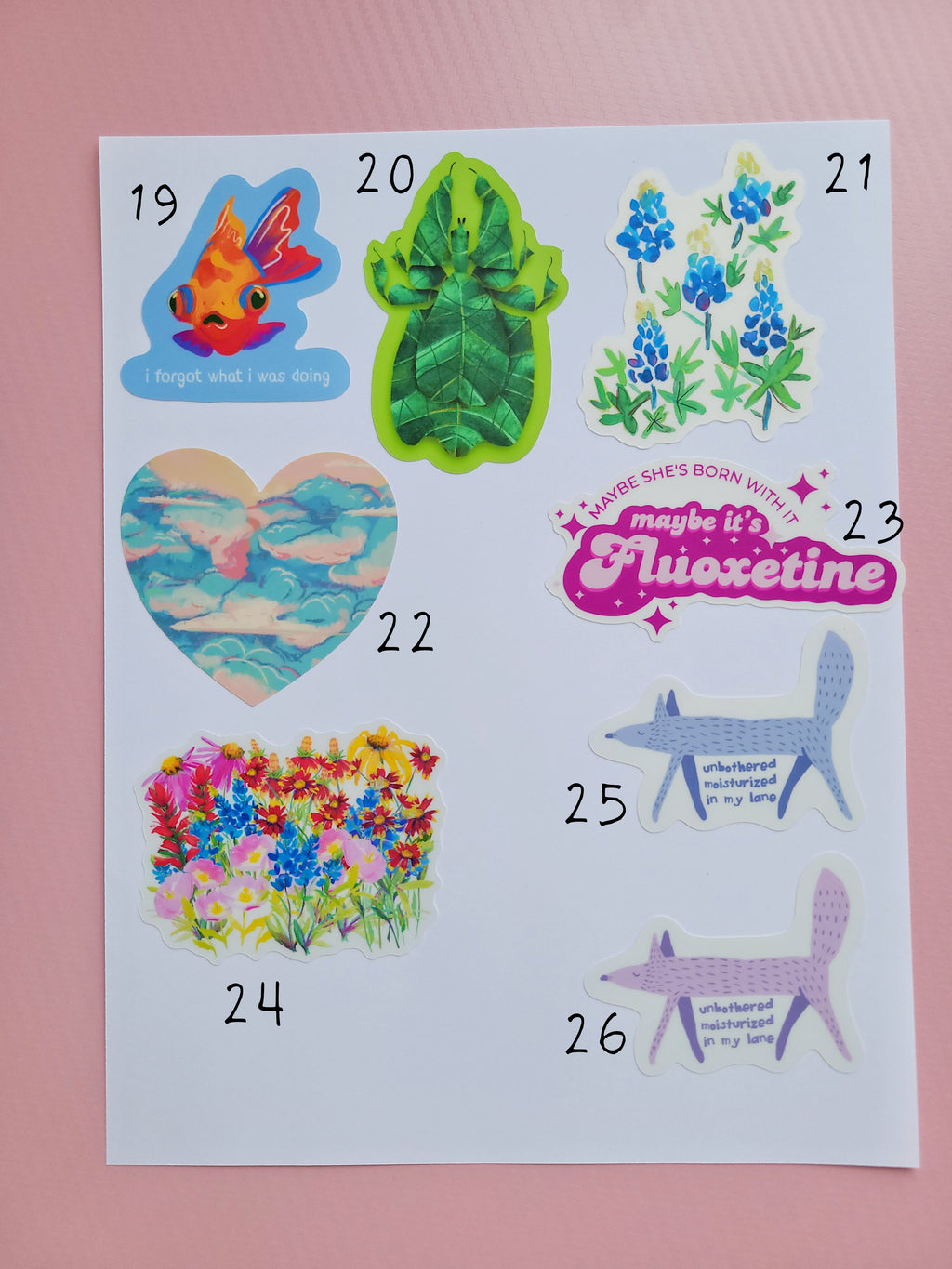 build your own sticker pack (4 in a bundle)