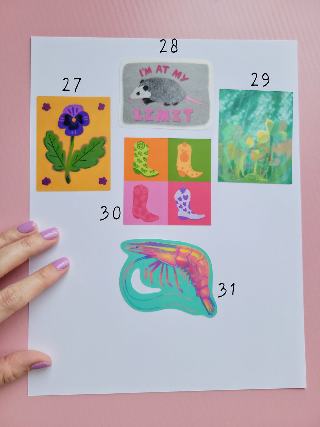 build your own sticker pack (4 in a bundle)