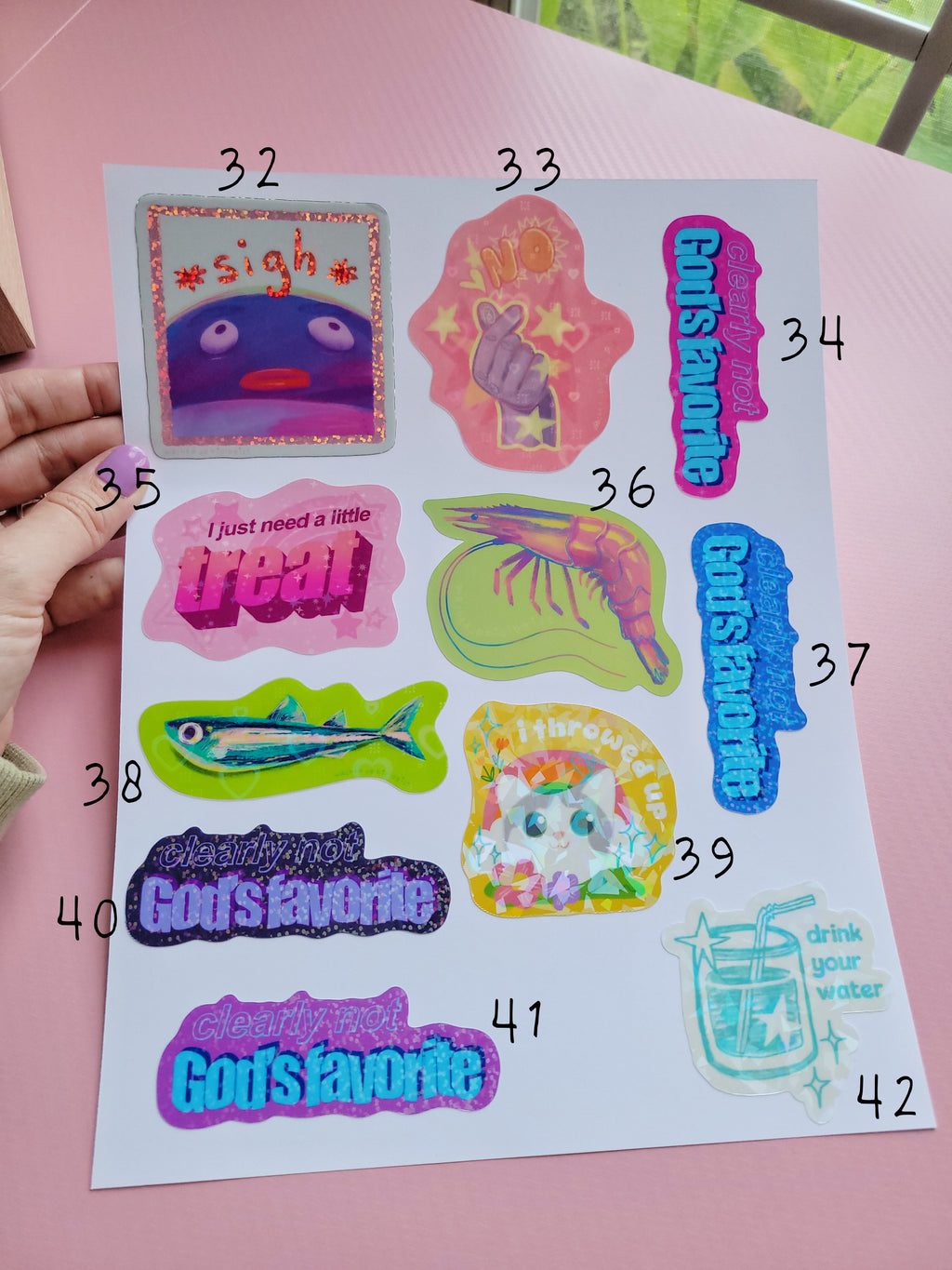 build your own sticker pack (4 in a bundle)
