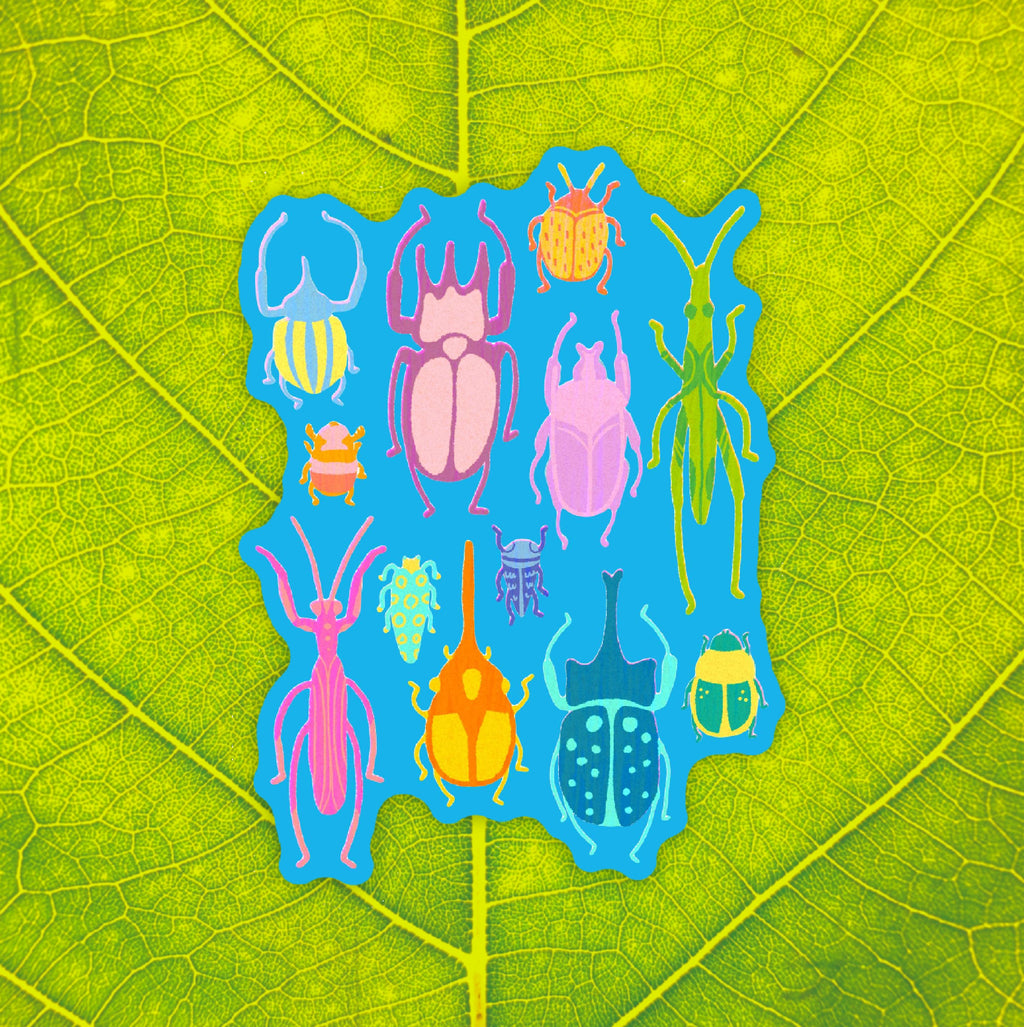 bugs matte sticker