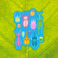 bugs matte sticker