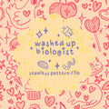 🐔 coquette cat & chicken hearts seamless pattern digital file 🐔