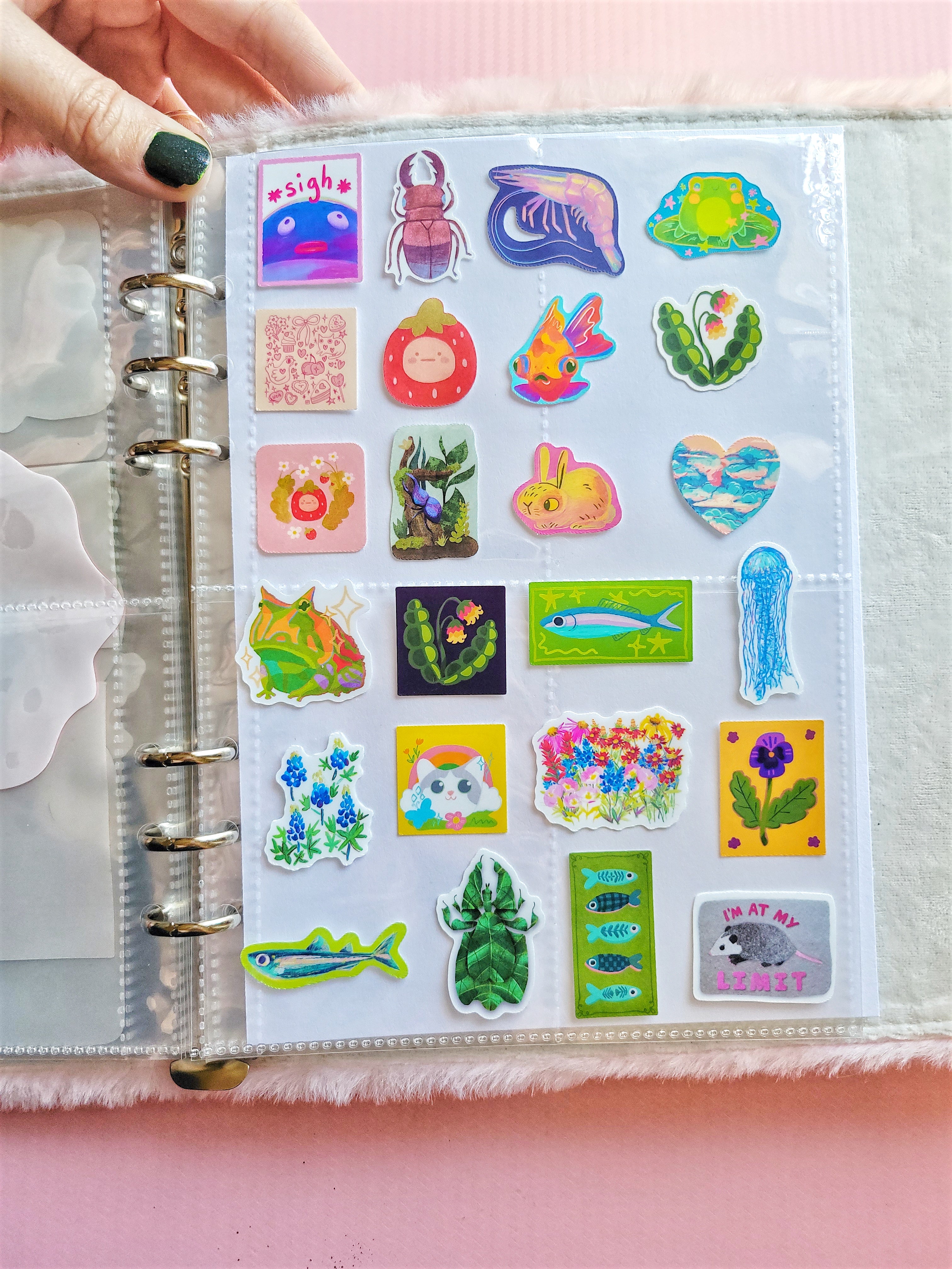 build your own pack of mini stickers