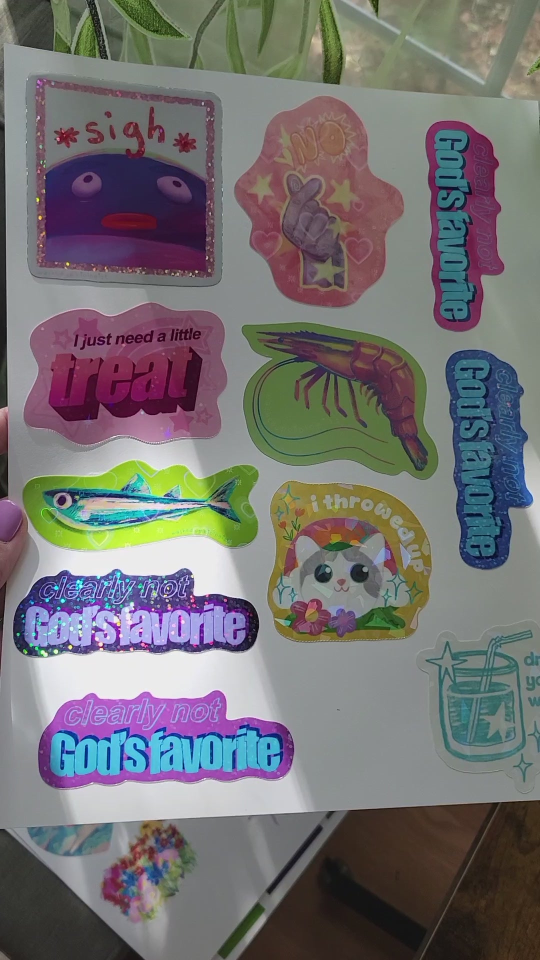 build your own sticker pack (4 in a bundle)