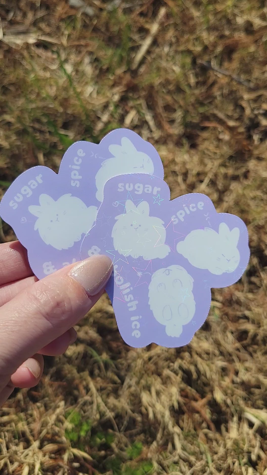 sugar spice & abolish ice vinyl sticker