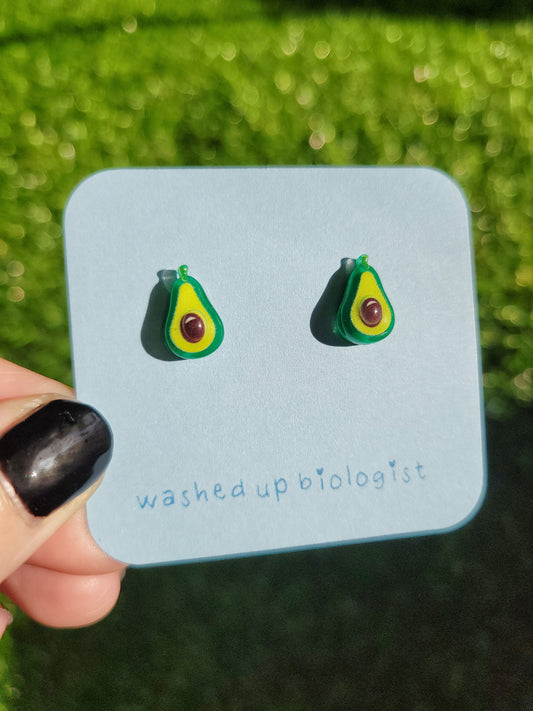 avocados hypoallergenic stud earrings