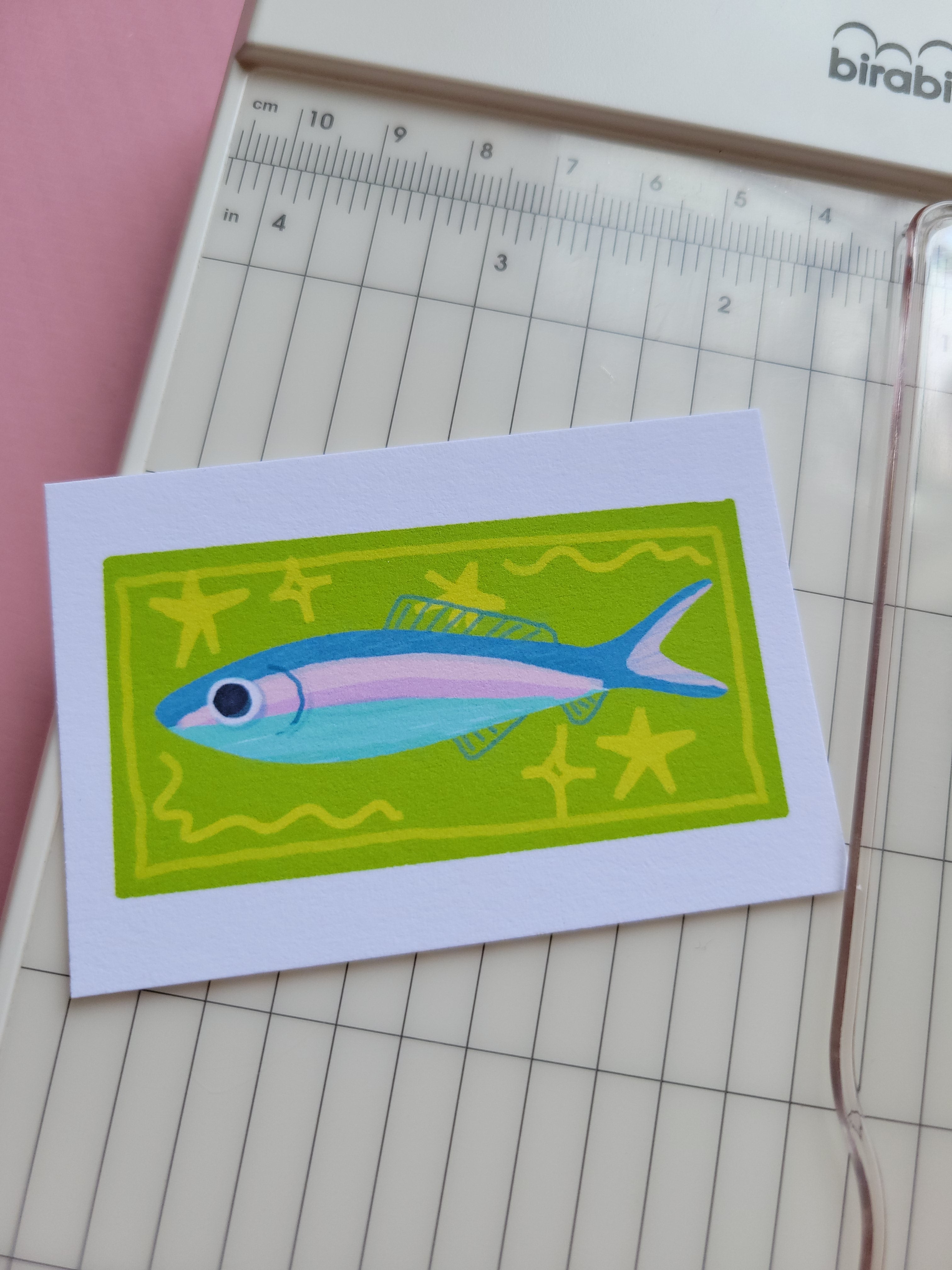 tuna mini archival art print