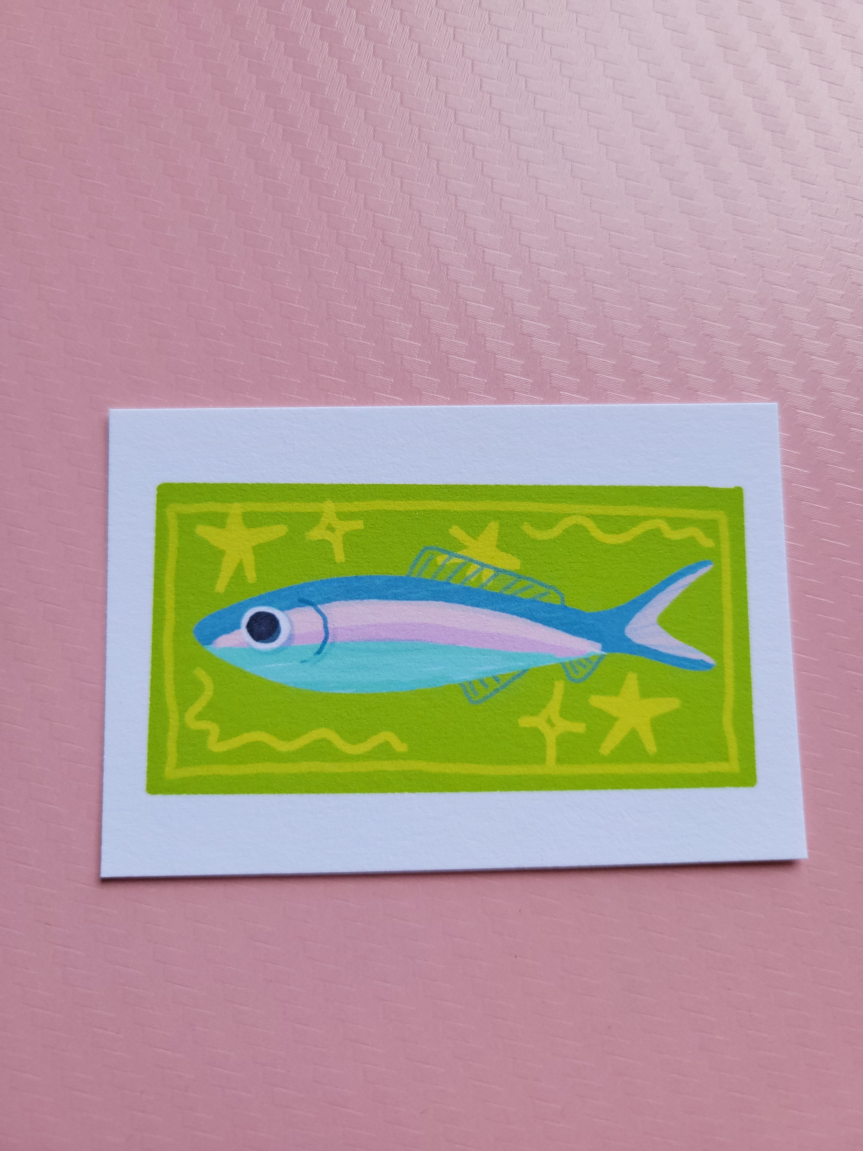 tuna mini archival art print