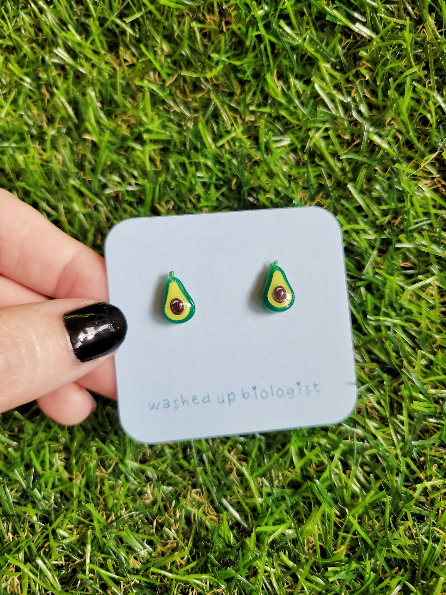 avocados hypoallergenic stud earrings