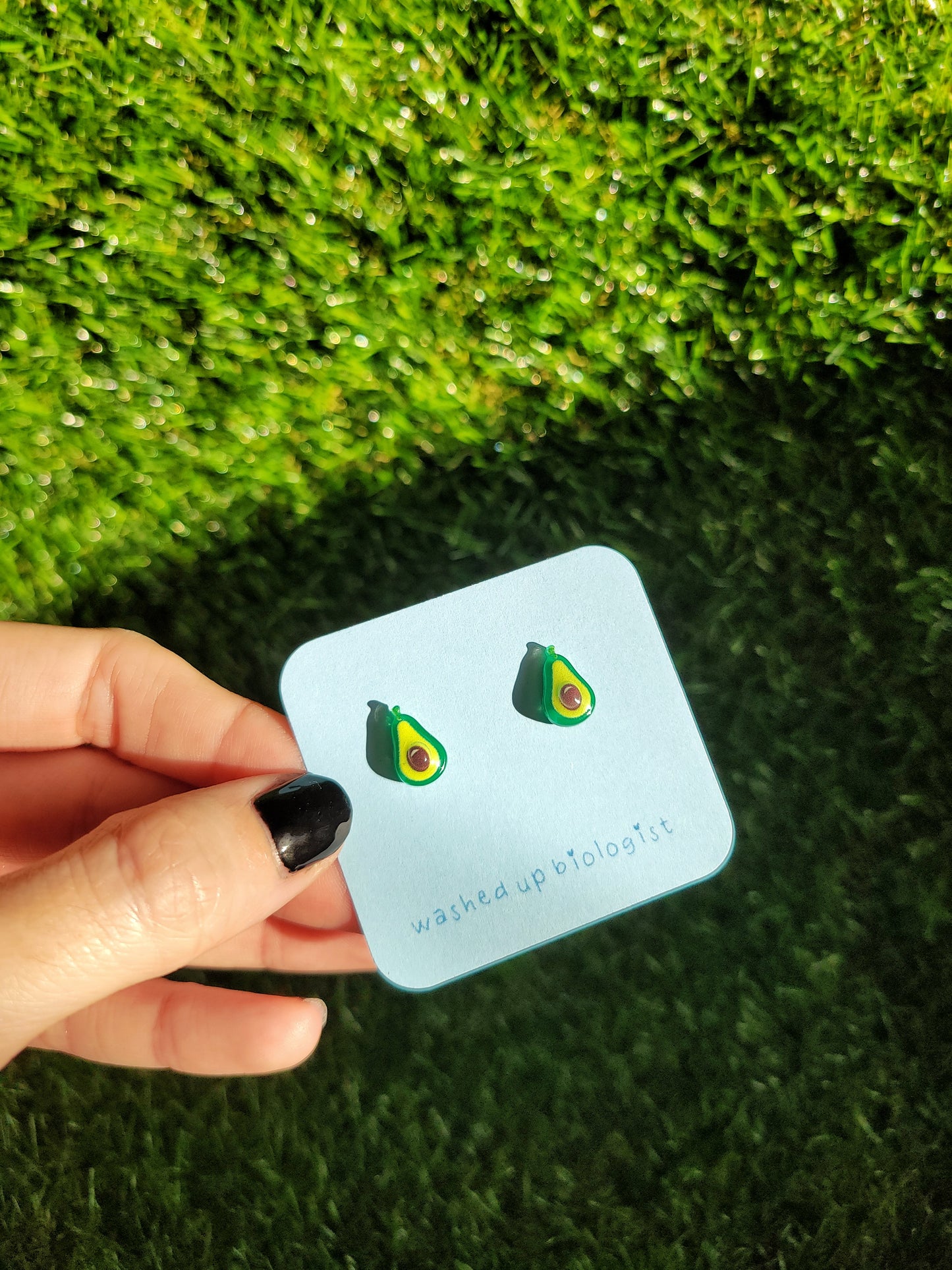 avocados hypoallergenic stud earrings