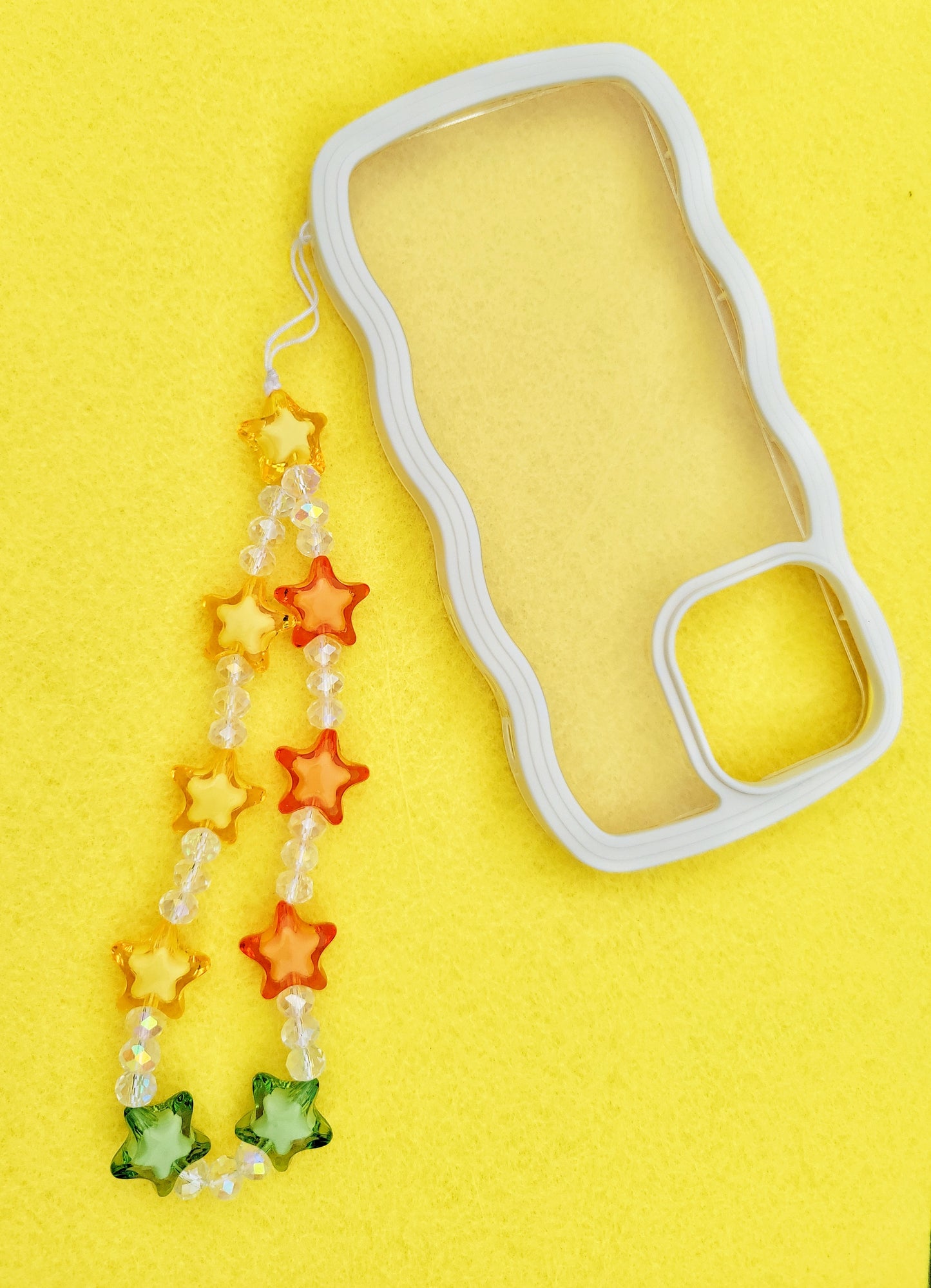 chunky stars phone charm strap
