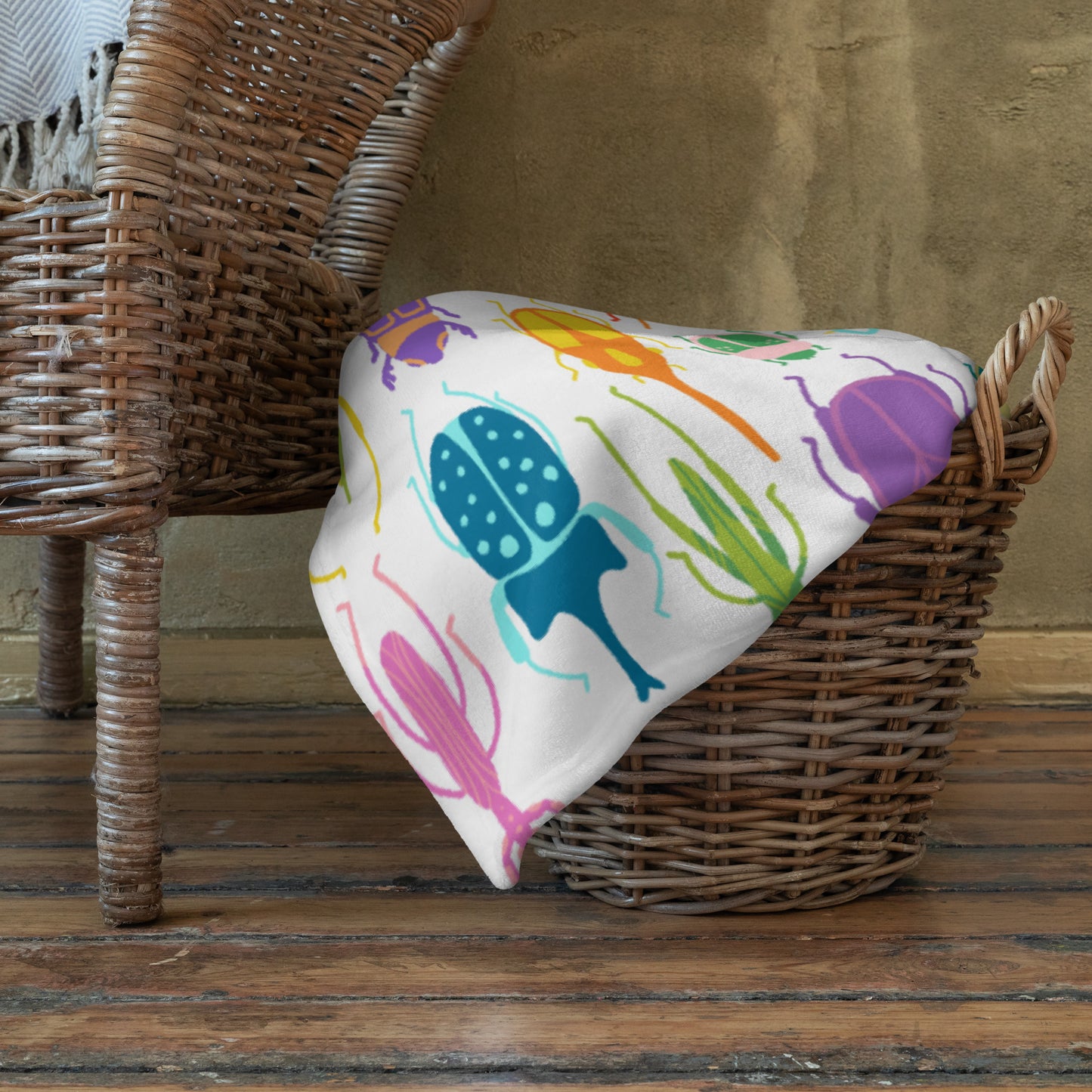 bugs throw blanket